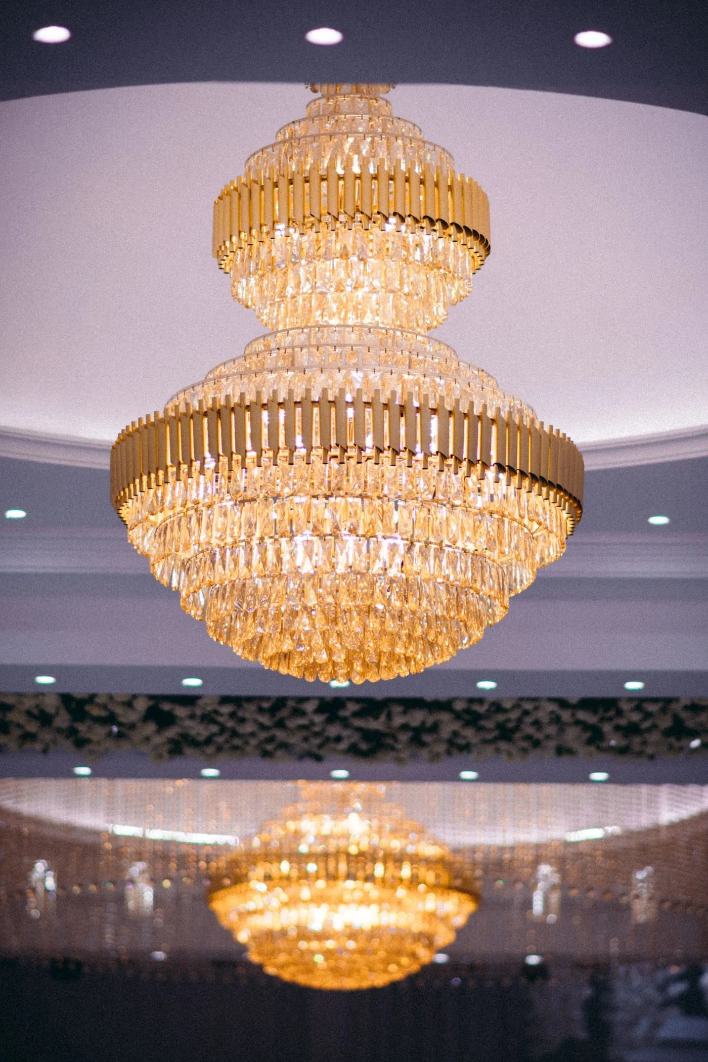 Candelabru de cristal, detaliu